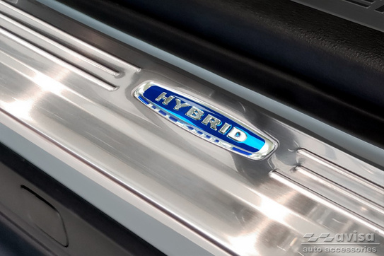 Nakładki progowe do Toyota Highlander 4 (Stal)