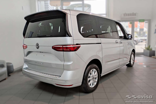 Nakładka na zderzak tylny Volkswagen Multivan T7(Aluminium)