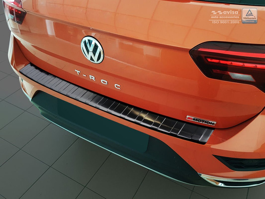 Nakładka na zderzak tylny Volkswagen T-Roc (Czarna)