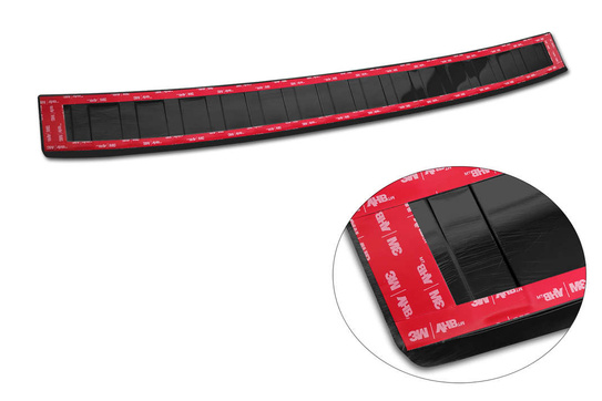 Nakładka na zderzak tylny do Peugeot 308 3 Hatchback (Czarna)