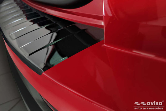 Nakładka na zderzak tylny Skoda Karoq (Czarne-lustro)