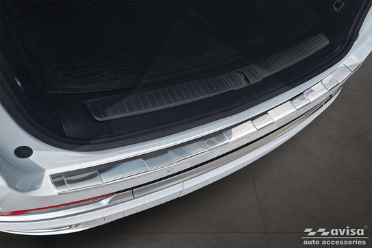 Nakładka na zderzak tylny Jeep Grand Cherokee 5 (Stal)