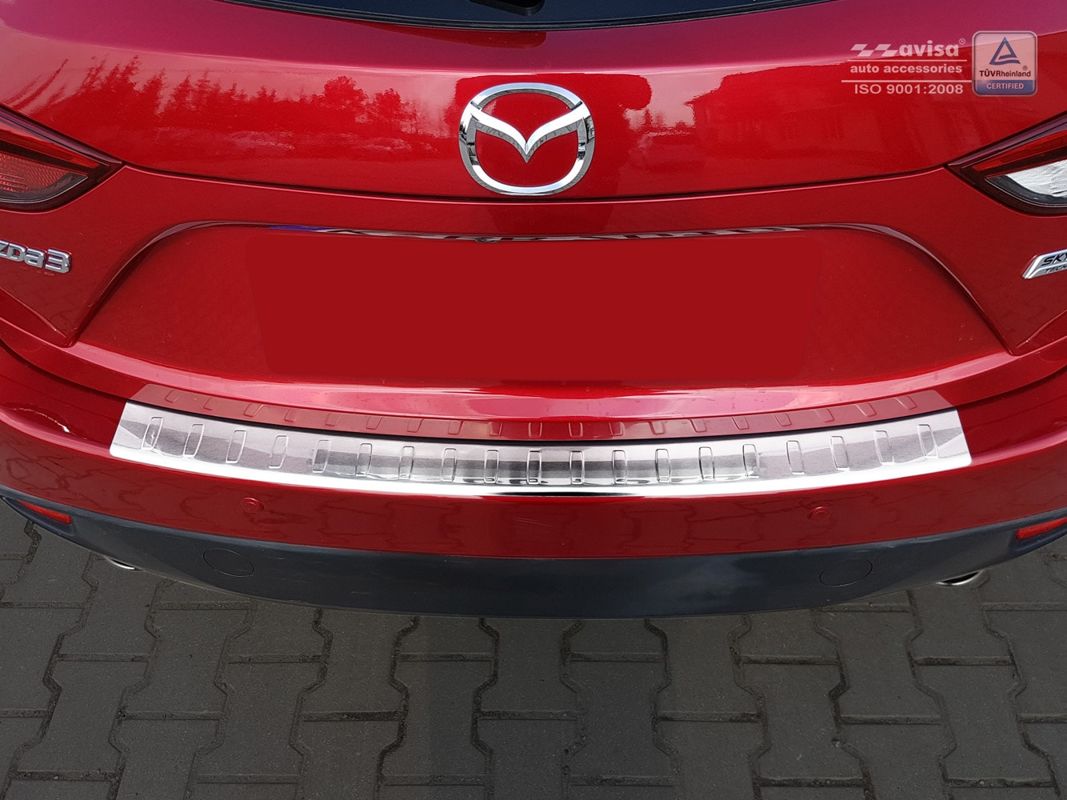 Mazda 3 Hatchback Nakładka (Listwa) Ochronna Na Zderzak Tylny. 2/35761