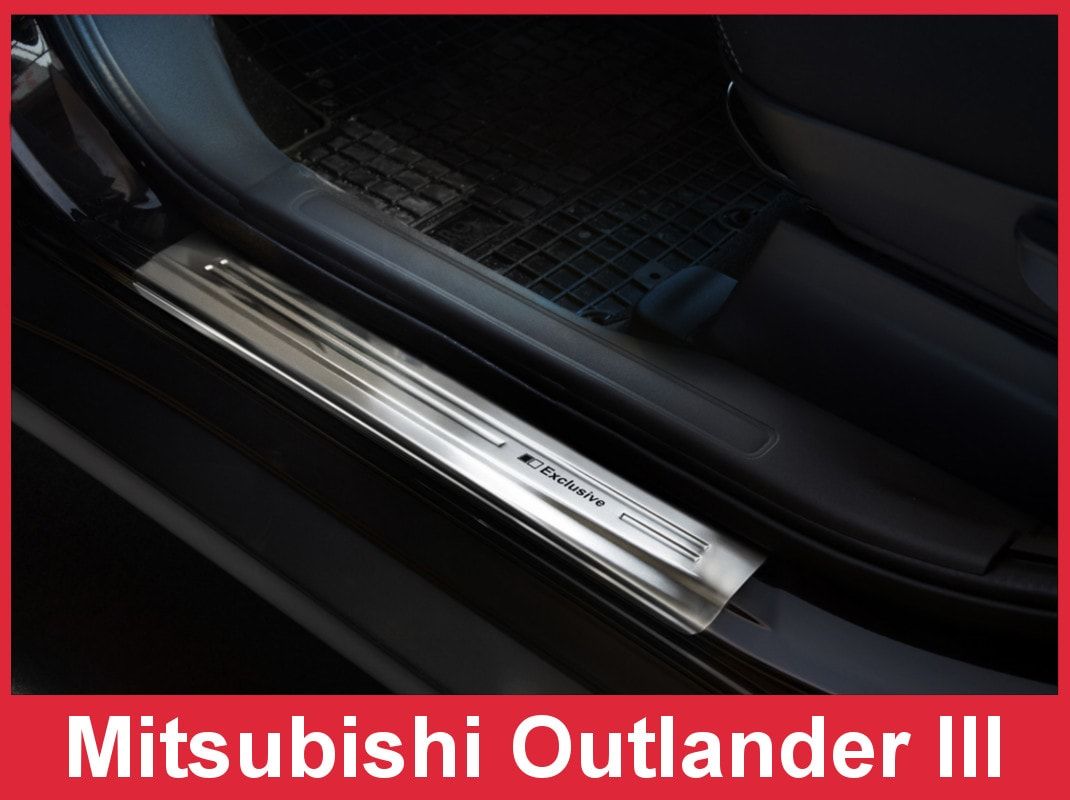 Nakładki Progowe Do Mitsubishi Outlander 3 (Stal) 2/12009