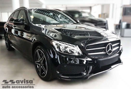 Mercedes W205 klasa C Kombi Nakładka (listwa) ochronna na zderzak tylny