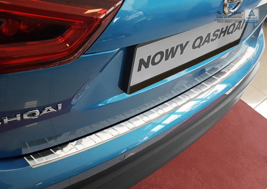 Nakładka na zderzak tylny Nissan Qashqai 2 (Stal)