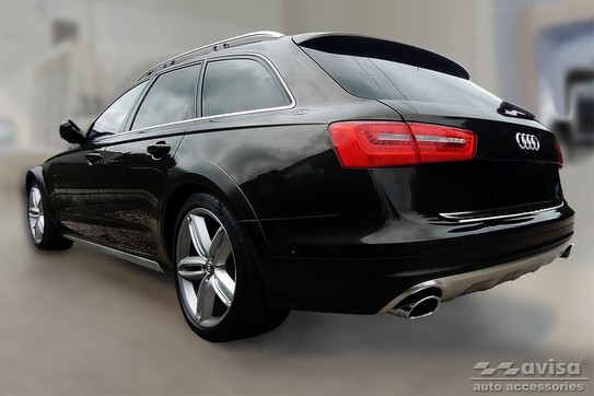 Nakładka na zderzak tylny do AUDI A6 C7 ALLROAD (Stal)