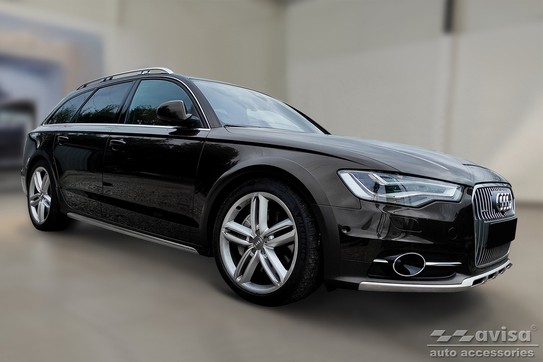 Nakładka na zderzak tylny do AUDI A6 C7 ALLROAD (Stal)