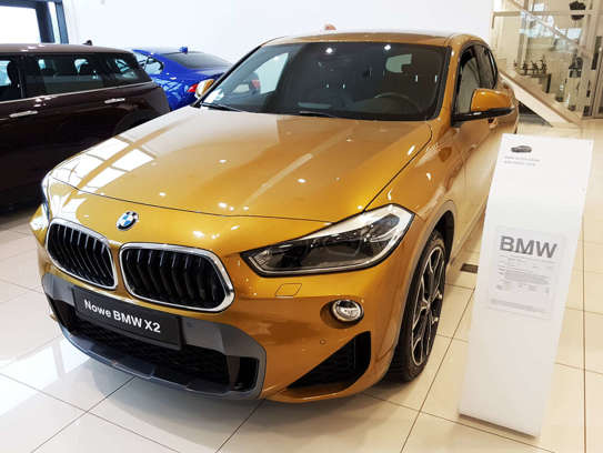 Nakładka na zderzak tylny do BMW X2 F49 M-PAKIET (Stal)