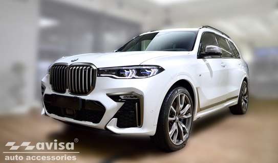 Nakładka na zderzak tylny do BMW serii X7 (G07) (Czarna)