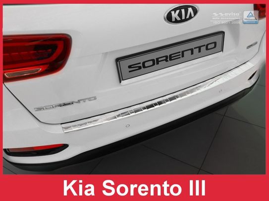 Nakładka na zderzak tylny do Kia Sorento 3 (Stal)