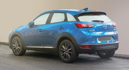 Nakładka na zderzak tylny do MAZDA CX-3 (Czarna)