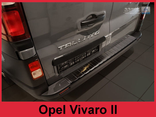 Nakładka na zderzak tylny do Opel Vivaro 2 (Czarna)