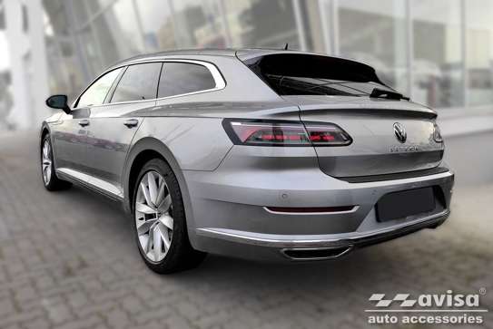 Nakładka na zderzak tylny do Volkswagen Arteon Shooting Brake (Czarna)