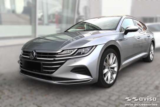 Nakładka na zderzak tylny do Volkswagen Arteon Shooting Brake (Czarna)