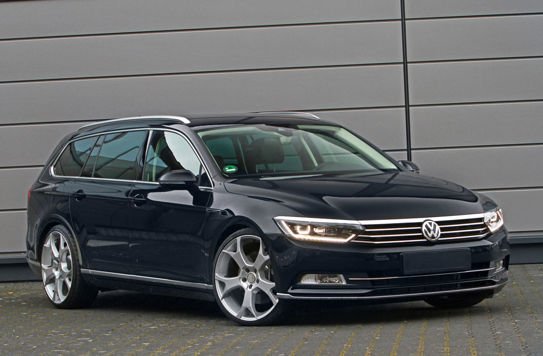 Nakładka na zderzak tylny do Volkswagen Passat B8 Kombi (Lustro)