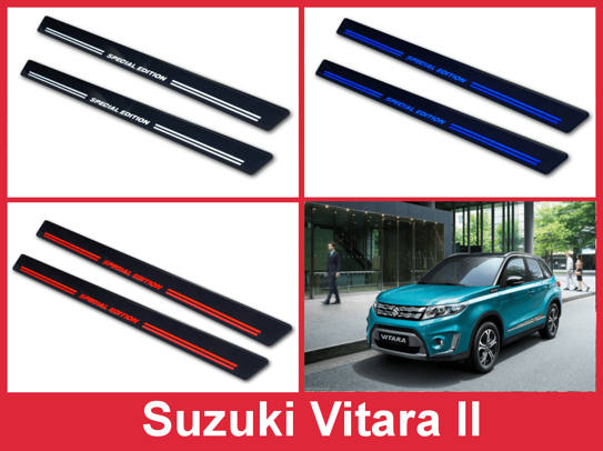 Nakładki progowe LED podświetlane Suzuki Vitara 2