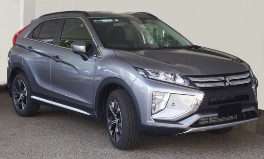 Nakładki progowe do Mitsubishi Eclipse Cross (Stal) 