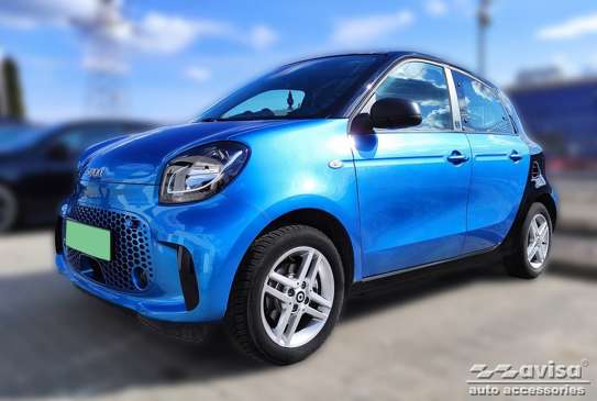 Nakładki progowe do Smart Forfour 2 (Czarne)